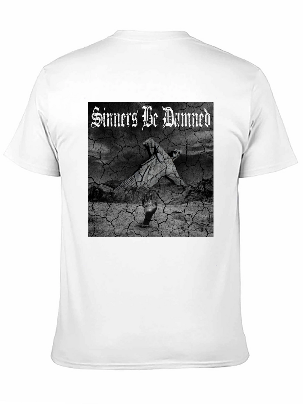 Sinners Be Damned Graphic Black Tee