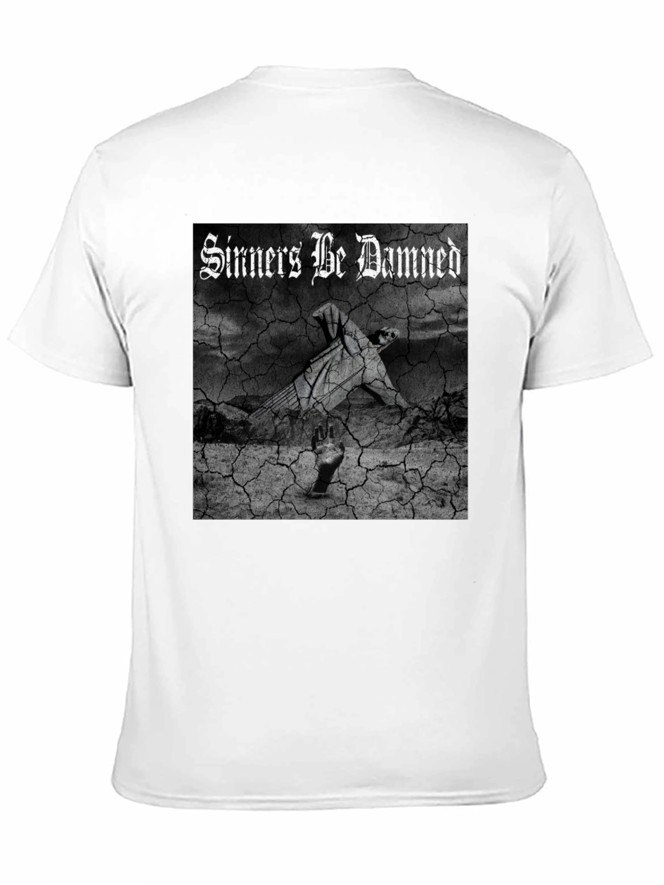 Sinners Be Damned Graphic Black Tee