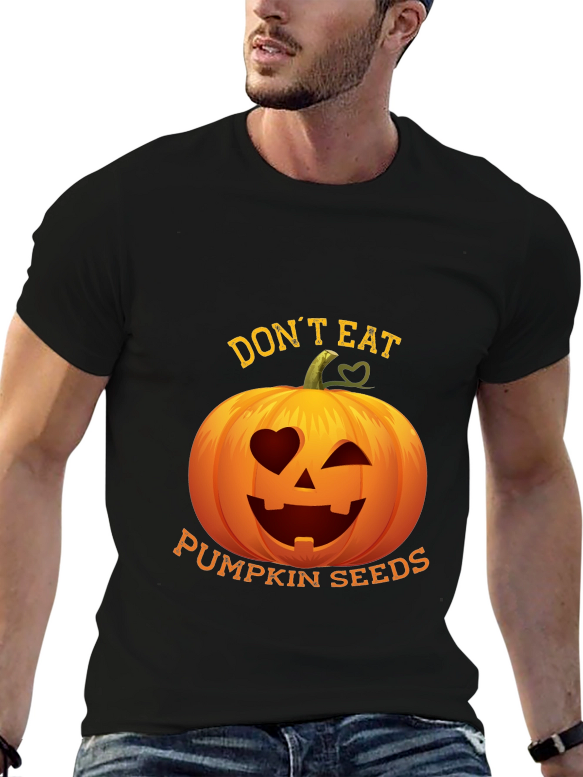 Funny Halloween Pumpkin Seeds T-Shirt