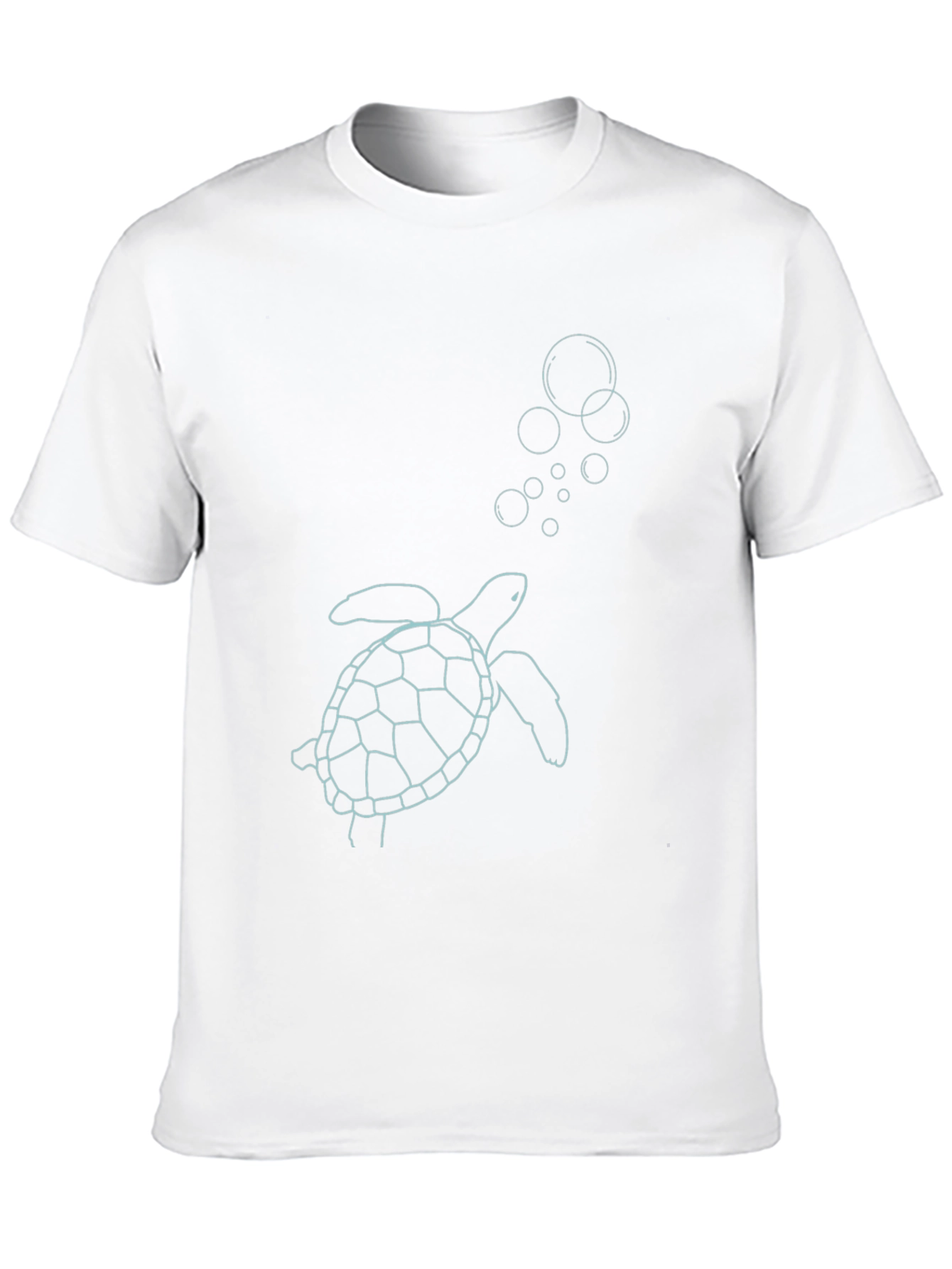 Sea Turtle Graphic Tee - Black Casual Style