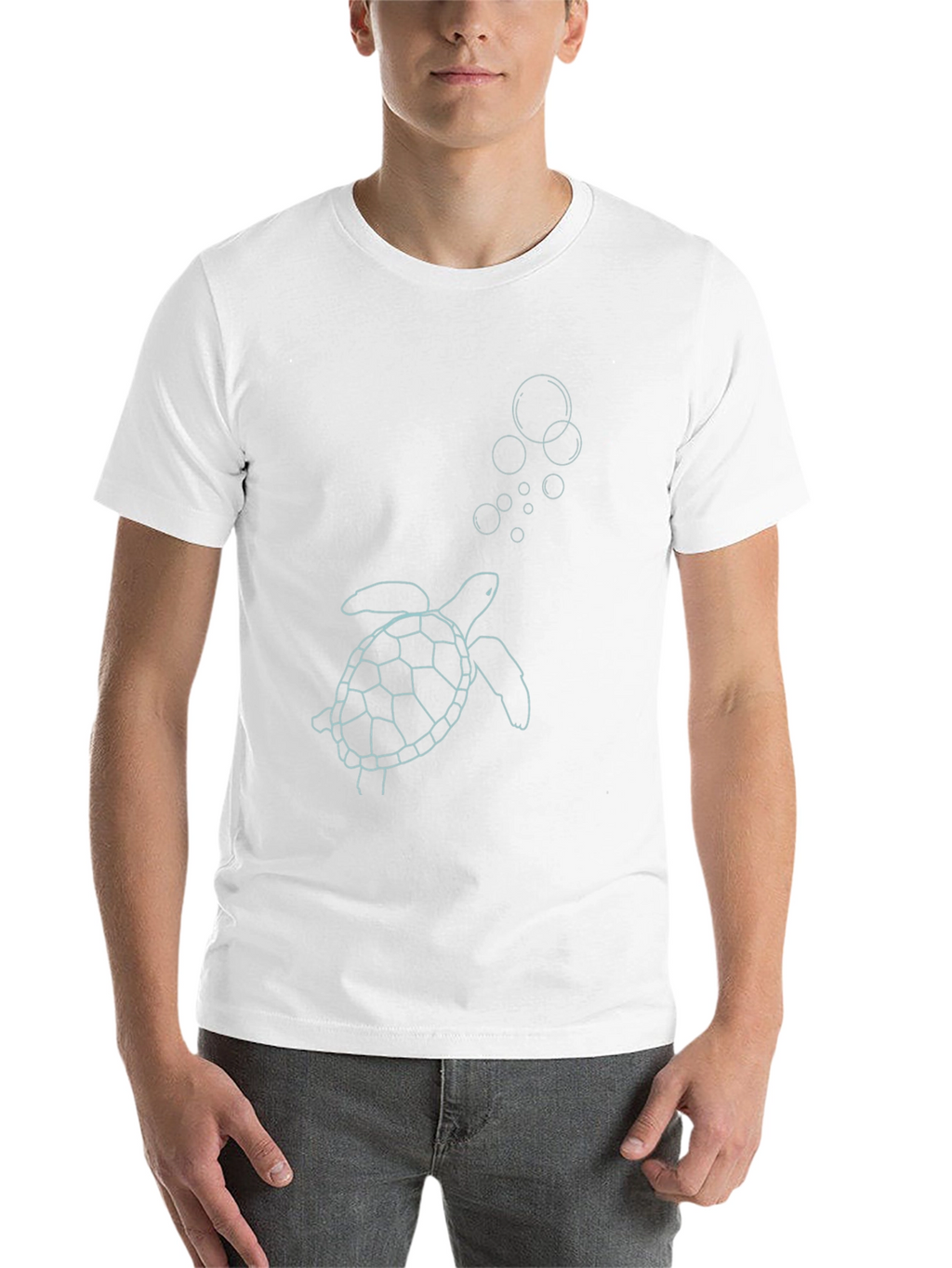 Sea Turtle Graphic Tee - Black Casual Style