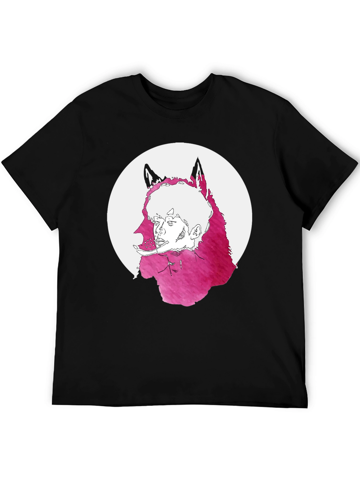 Wolf Graphic Tee - Unique Mens T-Shirt