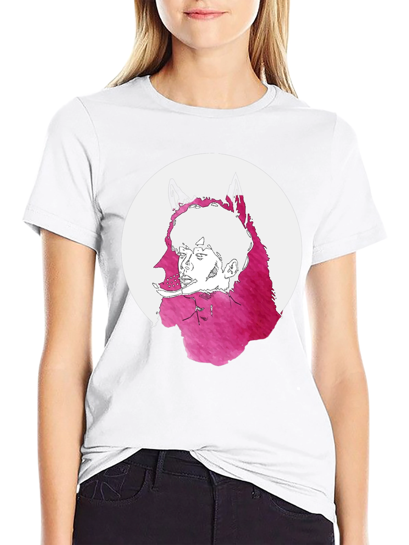 Wolf Graphic Tee - Unique Mens T-Shirt