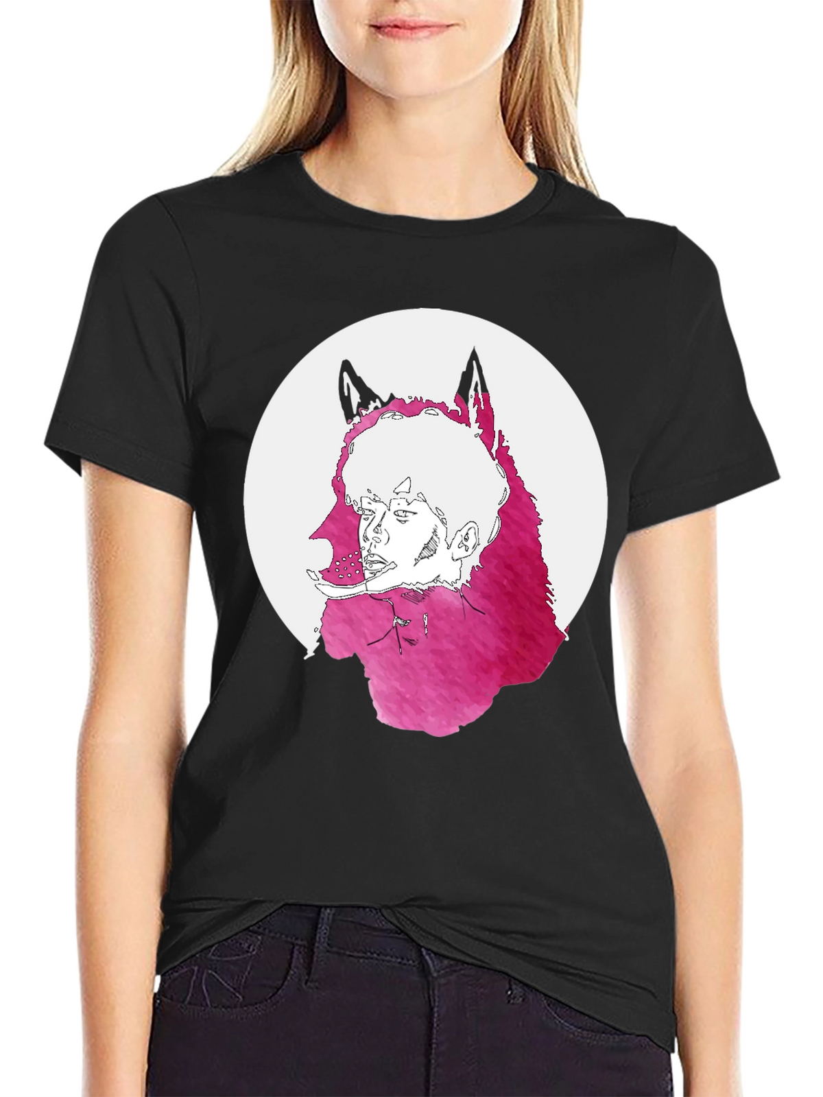 Wolf Graphic Tee - Unique Mens T-Shirt