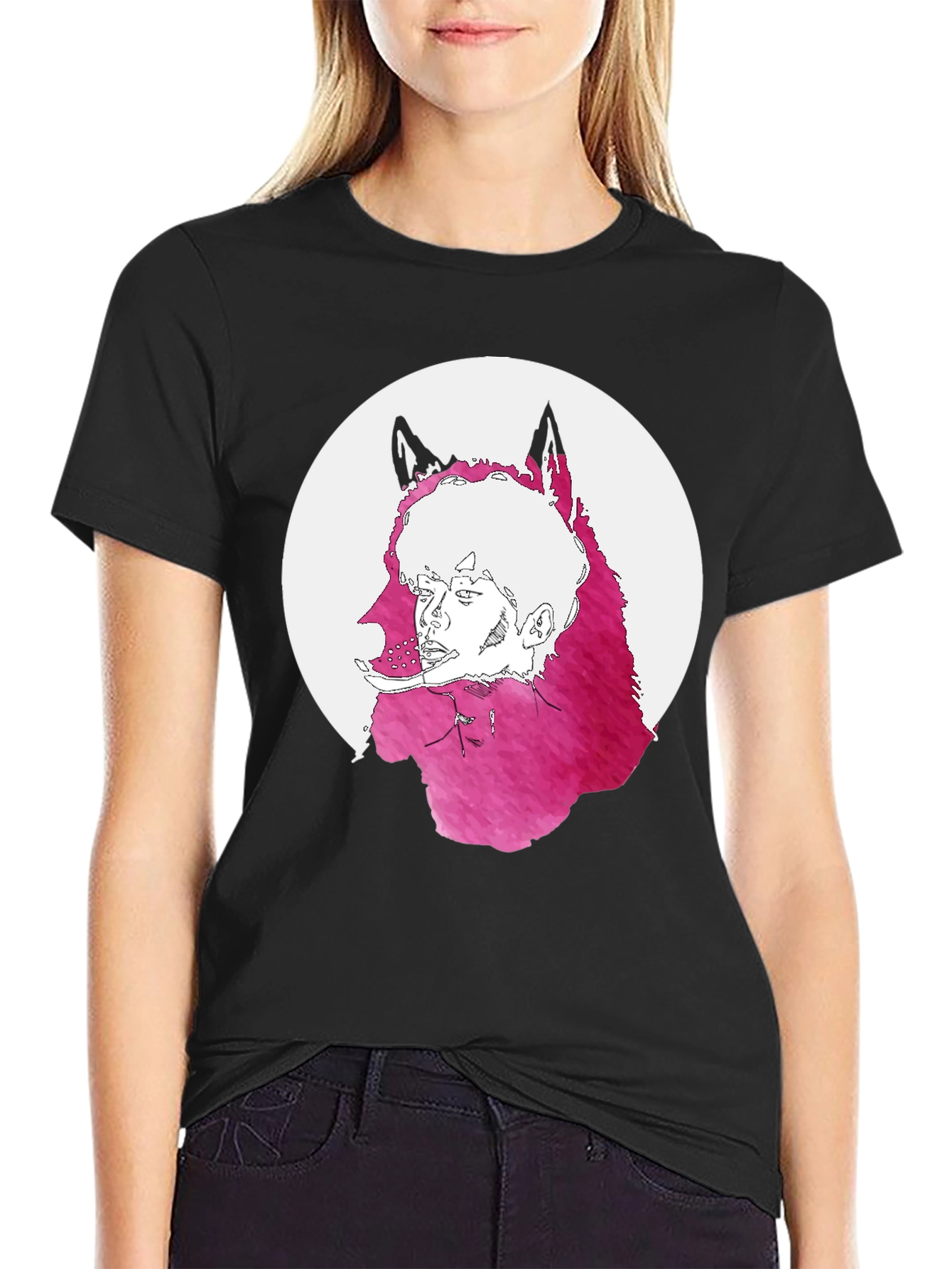 Wolf Graphic Tee - Unique Mens T-Shirt