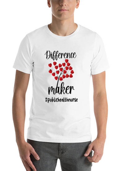 Difference Maker Heart Tree Black Tee