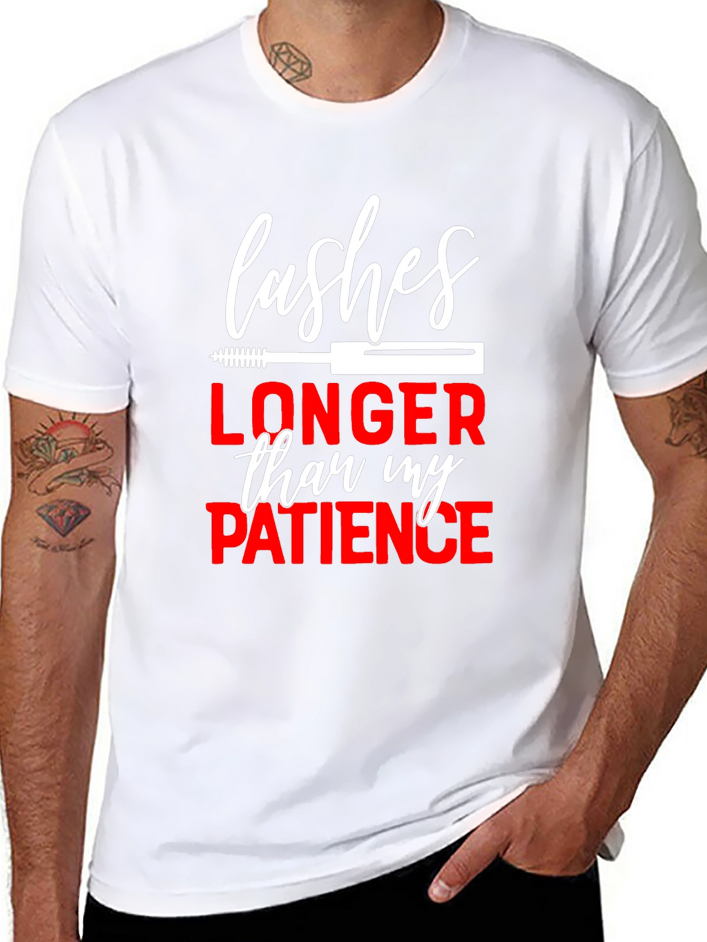 Lashes Longer Than My Patience Graphic Tee