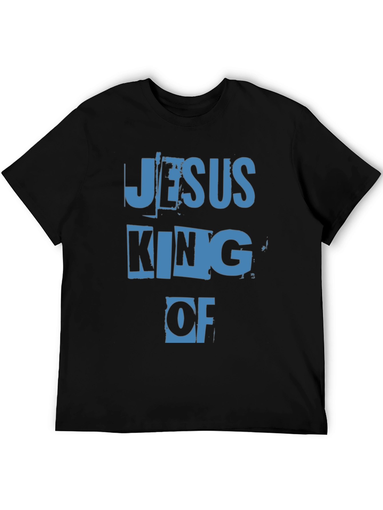 Jesus King Of Black T-Shirt