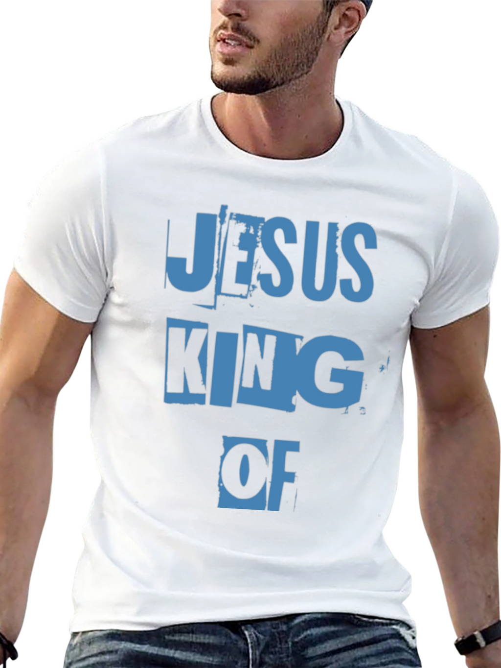 Jesus King Of Black T-Shirt