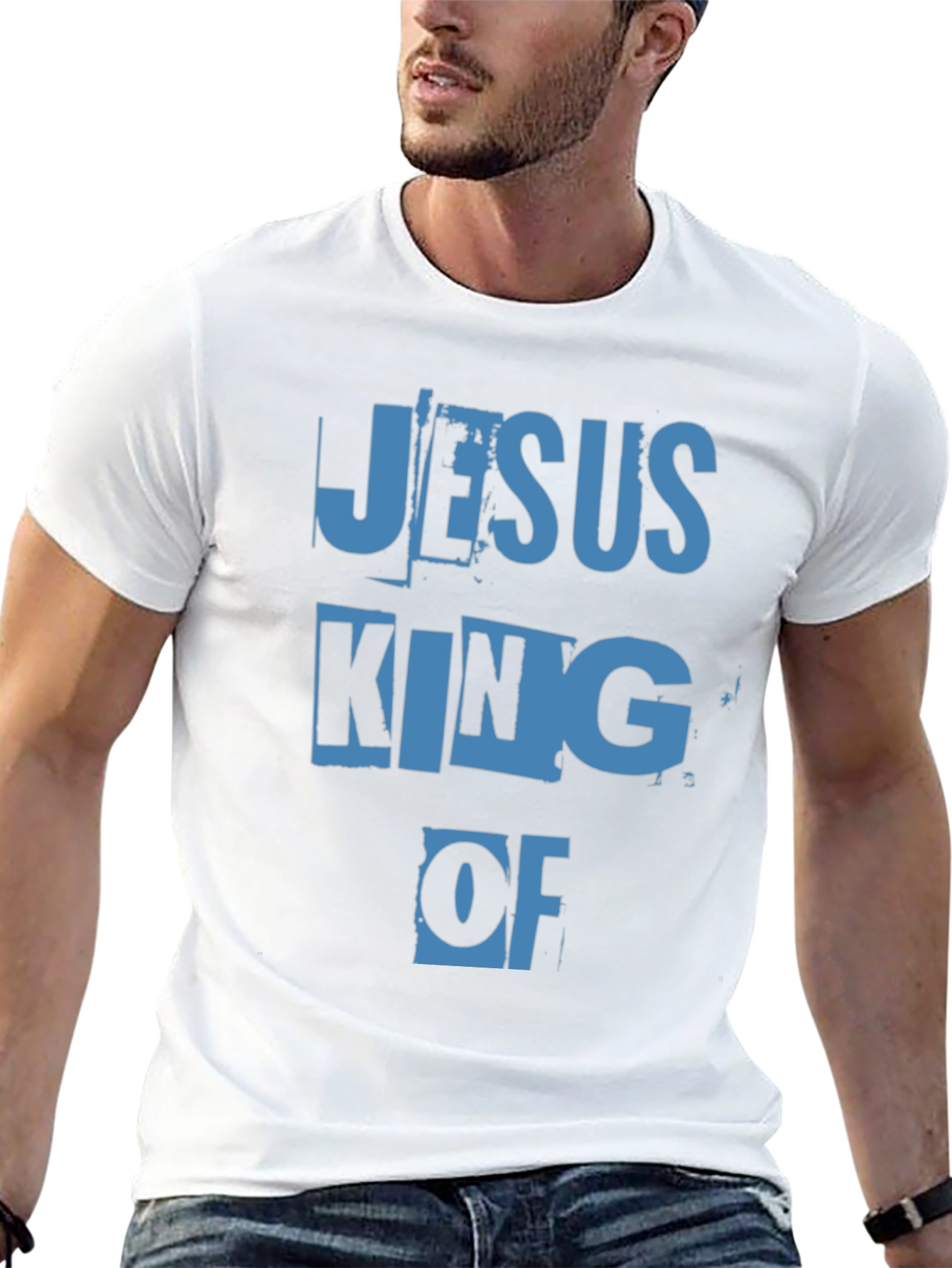 Jesus King Of Black T-Shirt