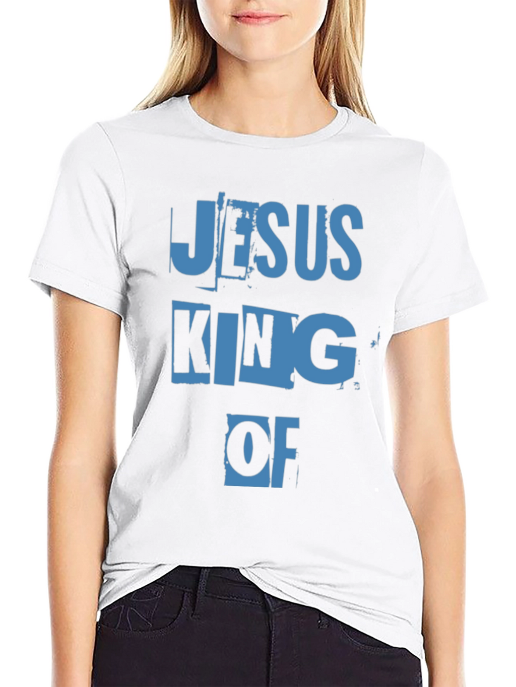Jesus King Of Black T-Shirt