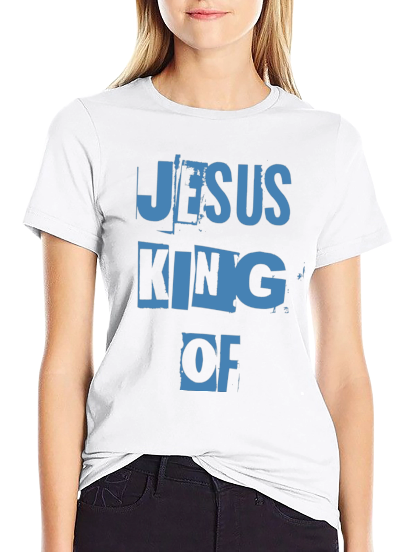Jesus King Of Black T-Shirt