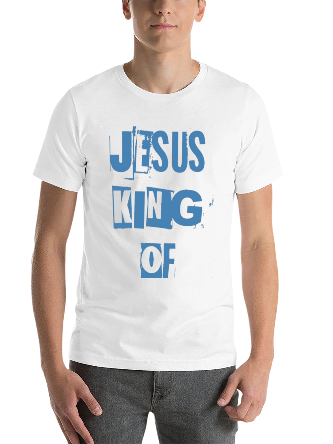 Jesus King Of Black T-Shirt