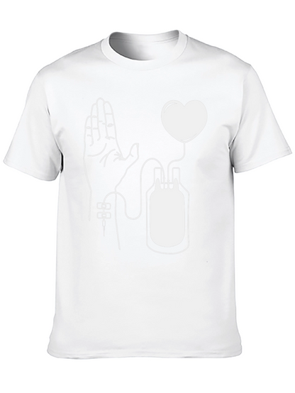 Donate Blood Save Lives Graphic Tee