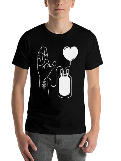Donate Blood Save Lives Graphic Tee