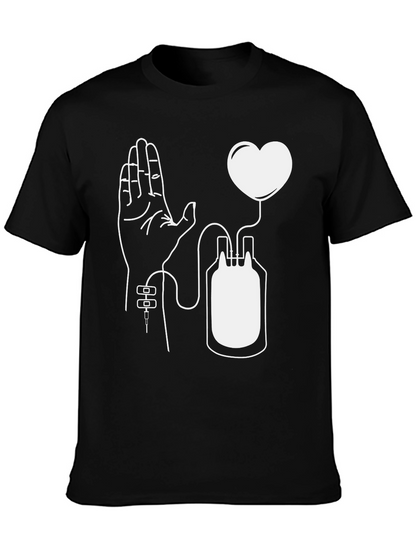 Donate Blood Save Lives Graphic Tee