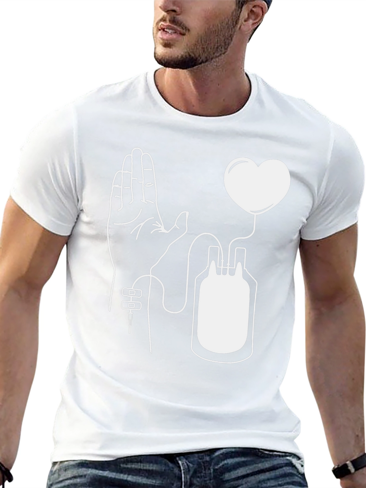 Donate Blood Save Lives Graphic Tee