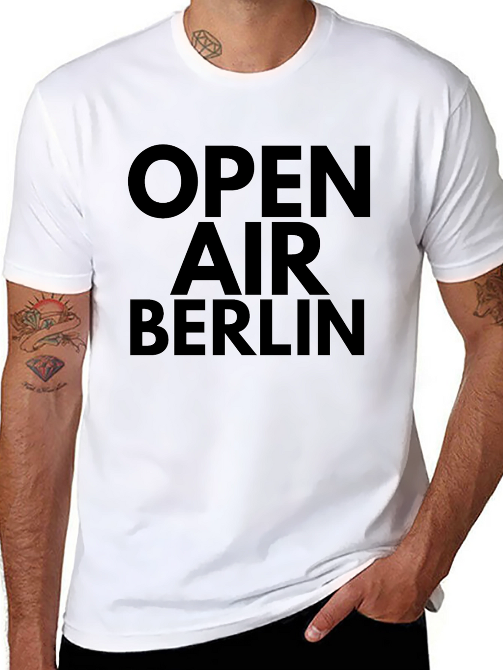 Open Air Berlin Graphic Tee - Stylish Mens T-Shirt