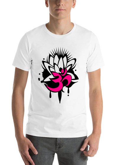 Om Lotus Graphic Tee - Yoga Inspired Design