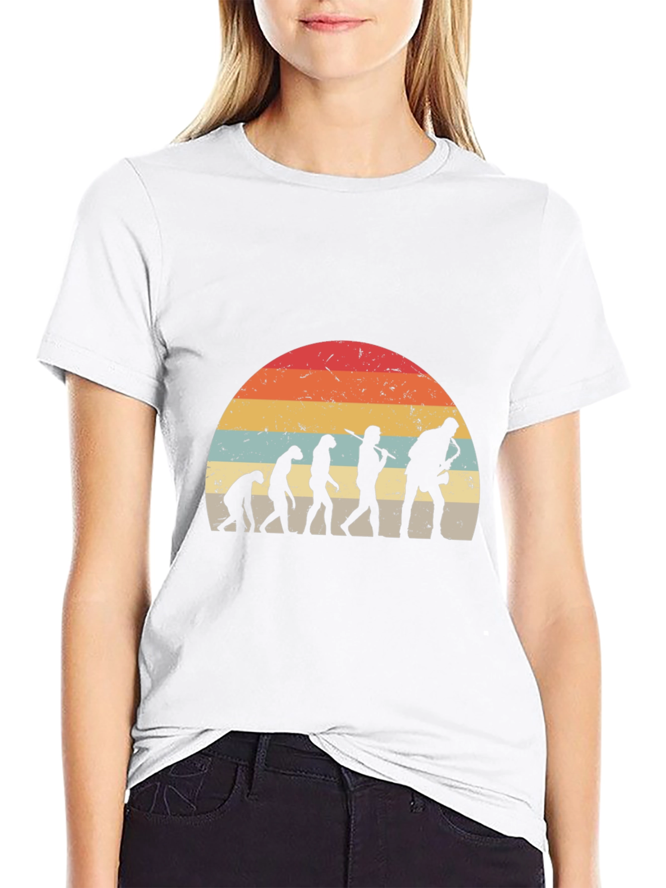 Evolution Saxophone Retro T-Shirt