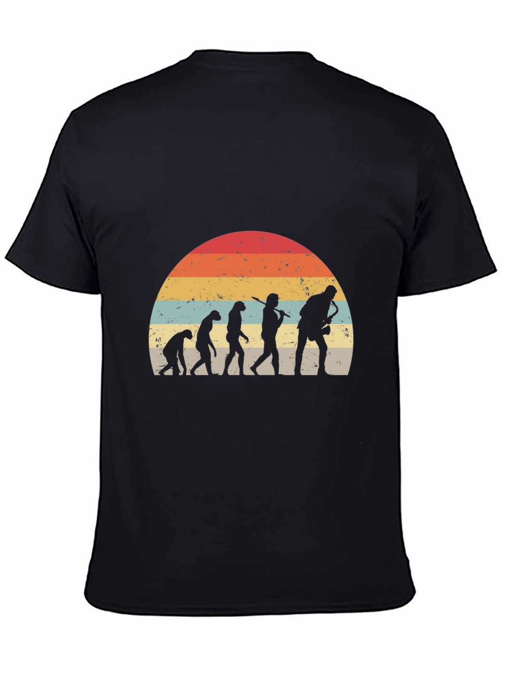Evolution Saxophone Retro T-Shirt