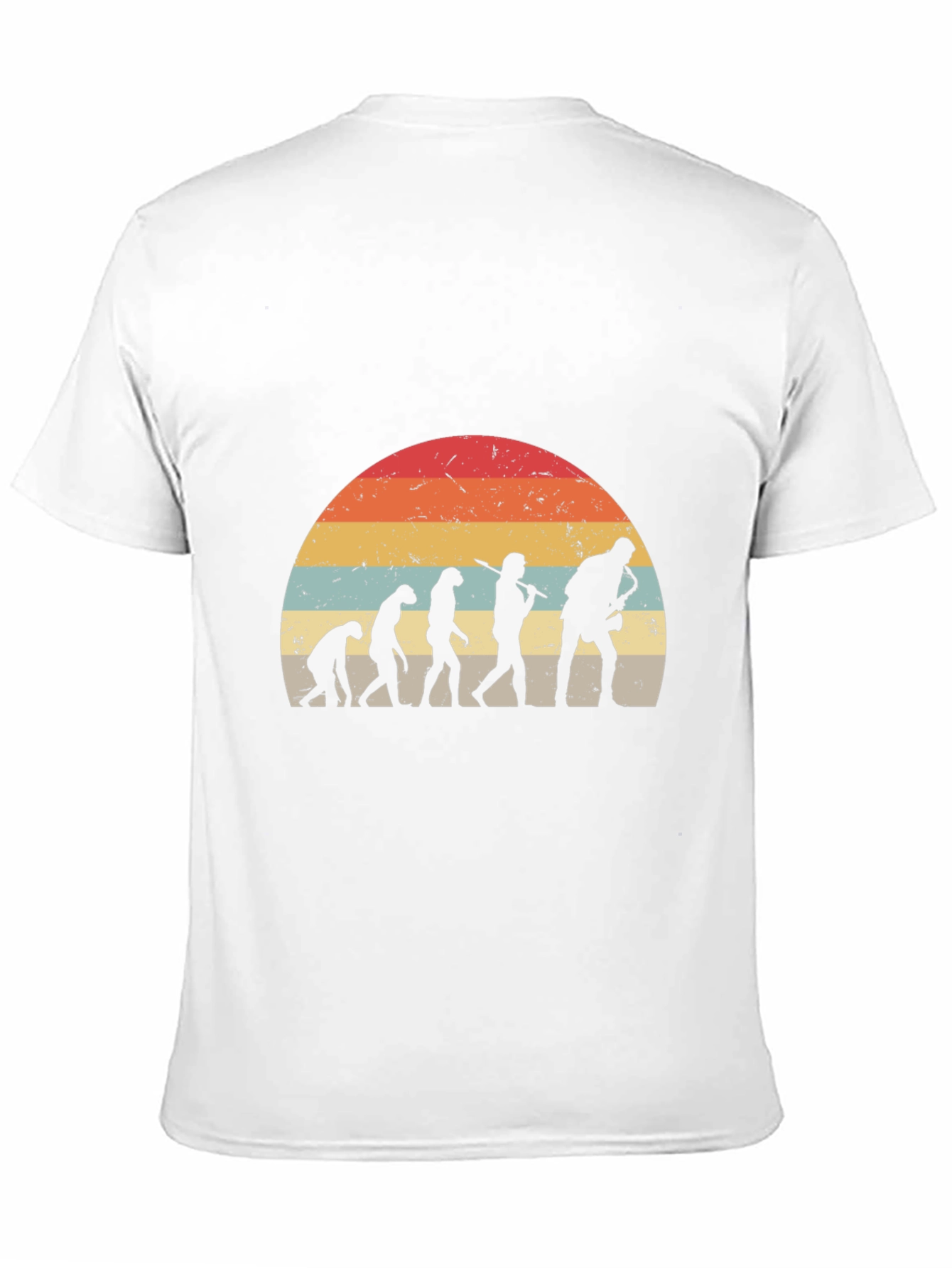 Evolution Saxophone Retro T-Shirt