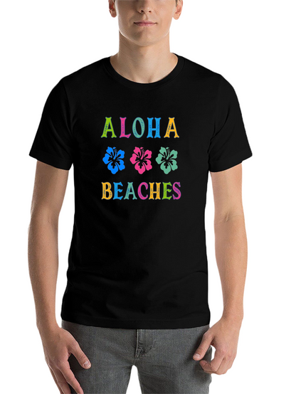 Aloha Beaches Graphic Tee | Tropical Summer Shirt