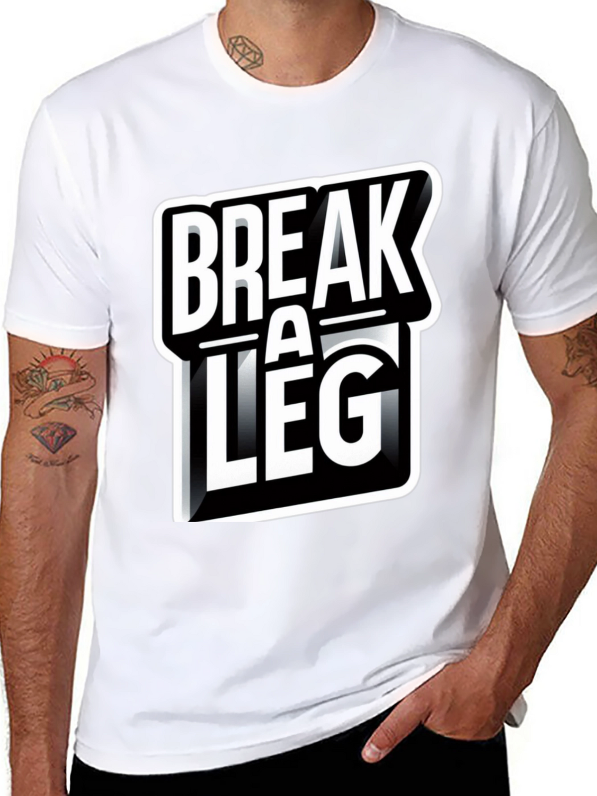 Break A Leg Graphic Tee
