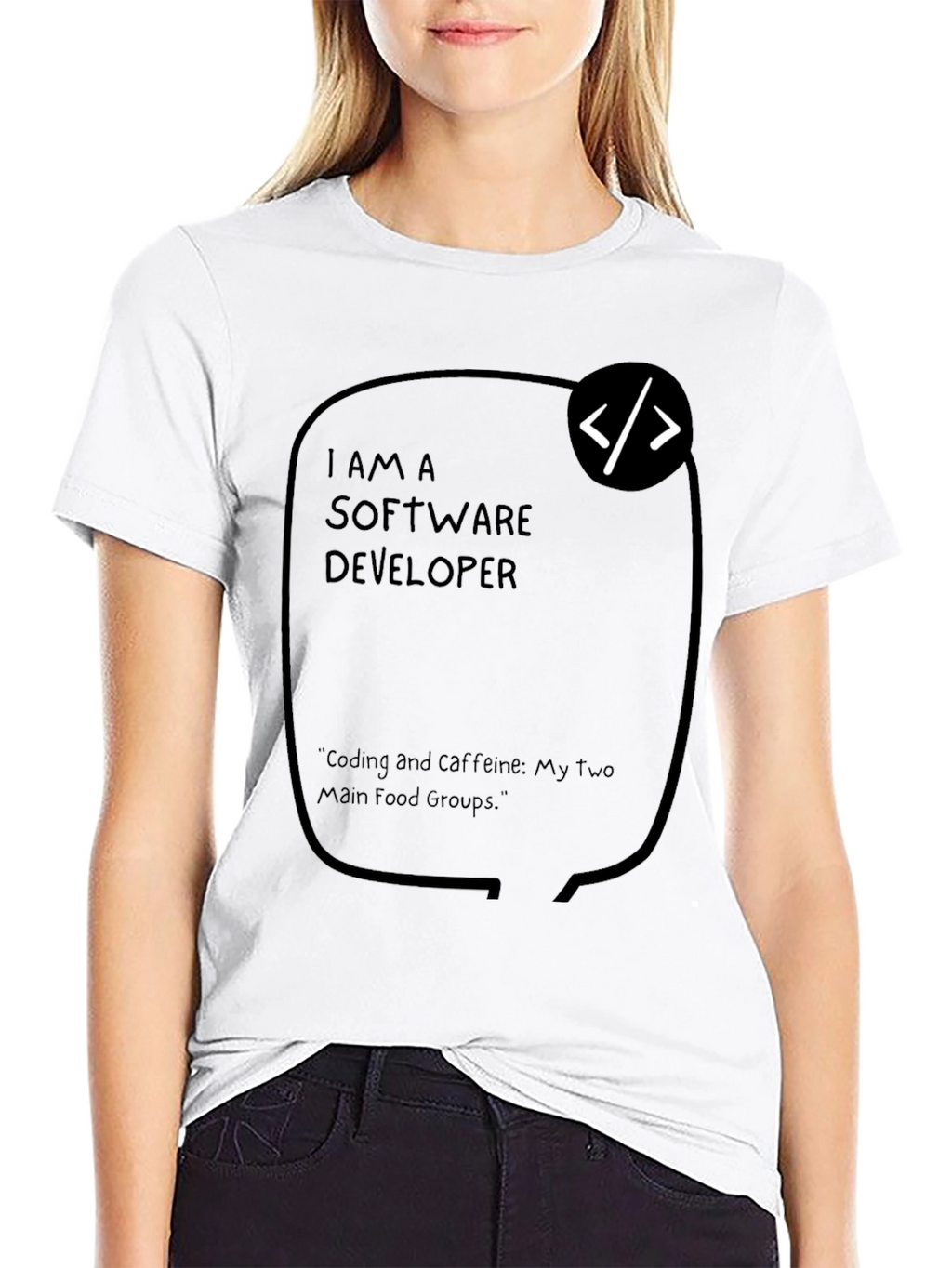 Software Developer Coding and Caffeine T-Shirt
