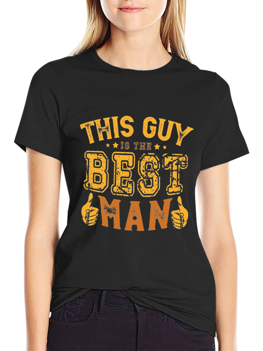 Best Man T-Shirt Funny Wedding Party Tee
