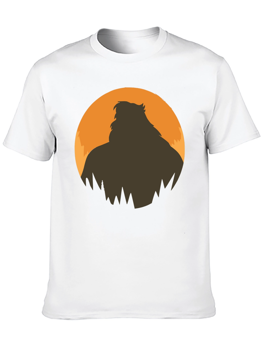 Bigfoot Silhouette Graphic Tee - Mens Black T-Shirt