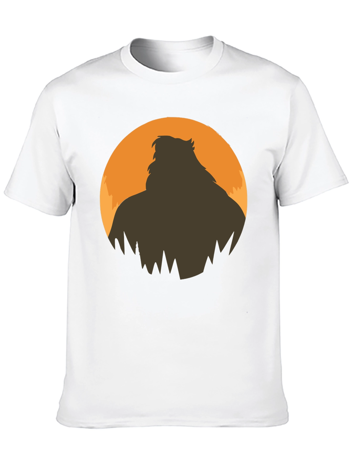 Bigfoot Silhouette Graphic Tee - Mens Black T-Shirt