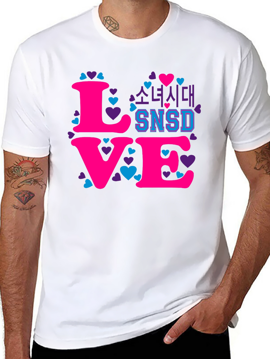 Love SNSD Tee - K-Pop Heart T-Shirt