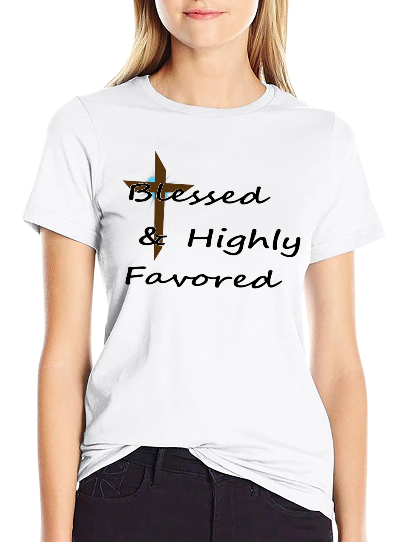 Blessed & Highly Favored T-Shirt - Christian Apparel