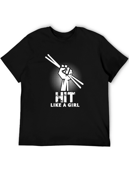 Hit Like a Girl Graphic T-Shirt