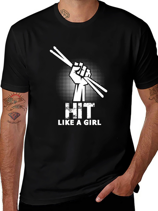 Hit Like a Girl Graphic T-Shirt