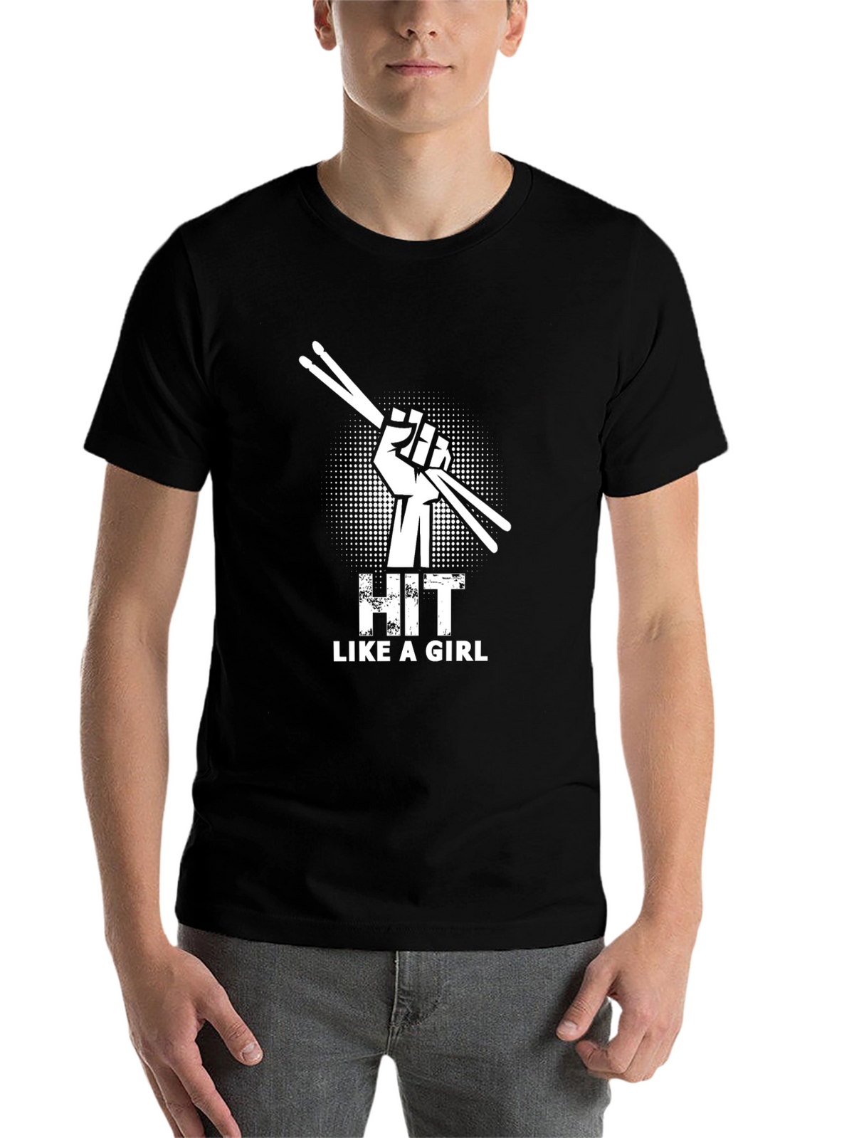 Hit Like a Girl Graphic T-Shirt