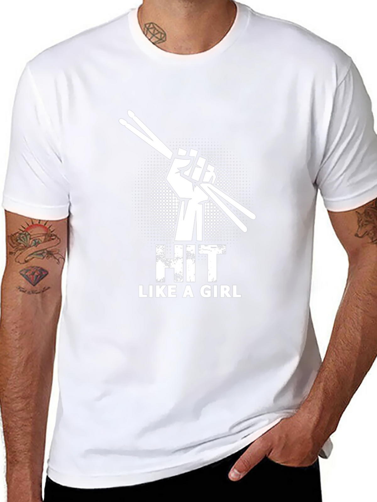 Hit Like a Girl Graphic T-Shirt
