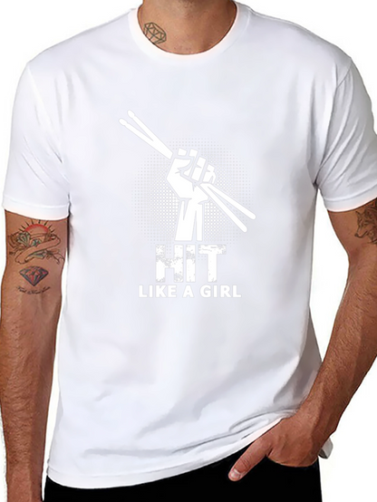 Hit Like a Girl Graphic T-Shirt