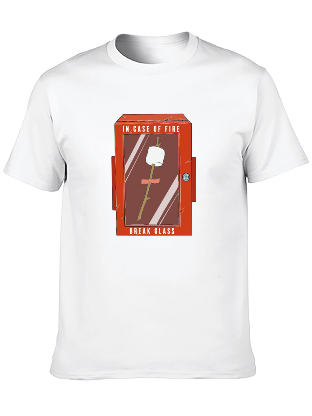 Funny In Case of Fire Marshmallow T-Shirt
