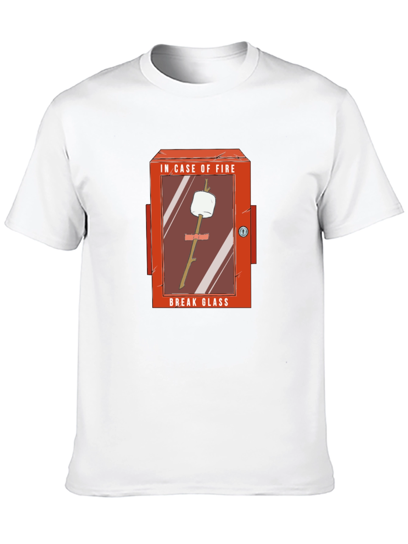 Funny In Case of Fire Marshmallow T-Shirt