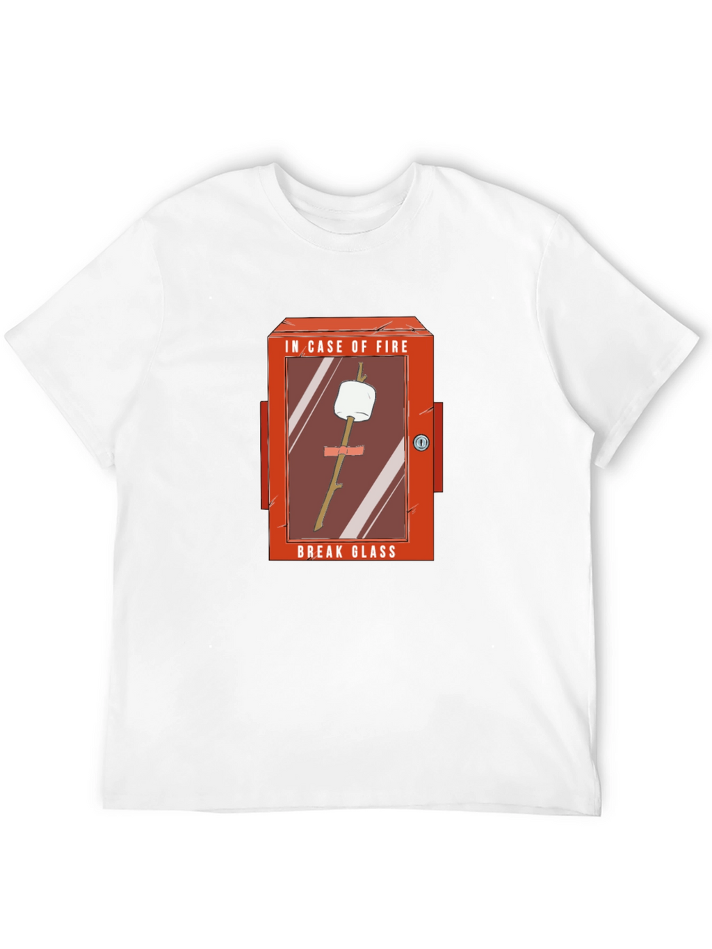 Funny In Case of Fire Marshmallow T-Shirt