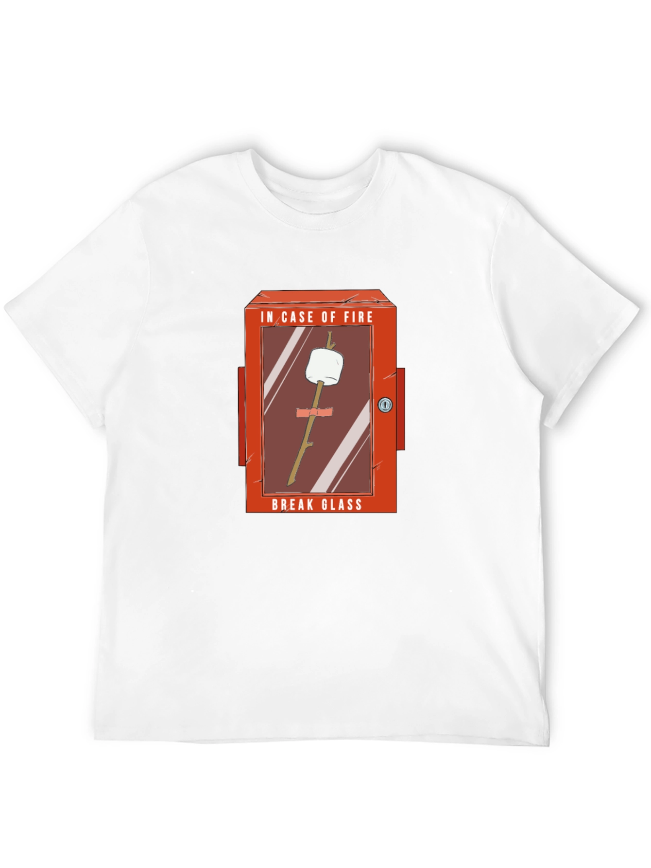 Funny In Case of Fire Marshmallow T-Shirt