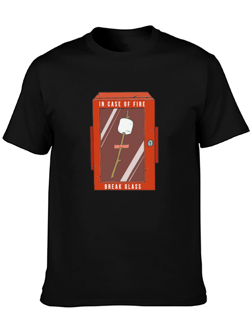 Funny In Case of Fire Marshmallow T-Shirt