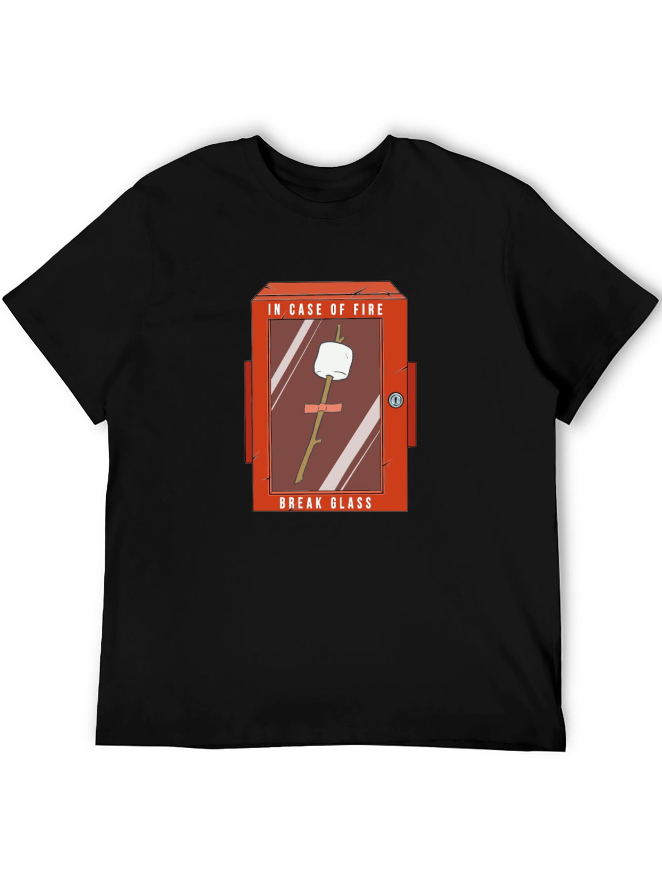 Funny In Case of Fire Marshmallow T-Shirt