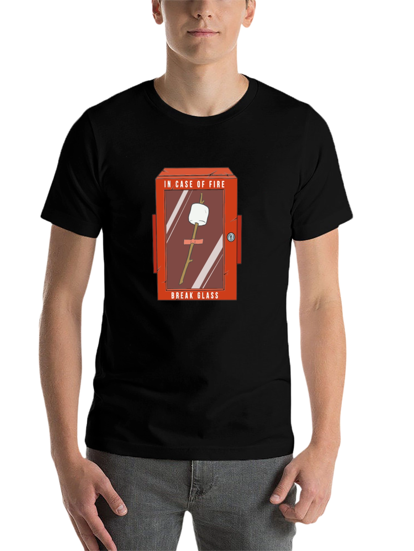 Funny In Case of Fire Marshmallow T-Shirt