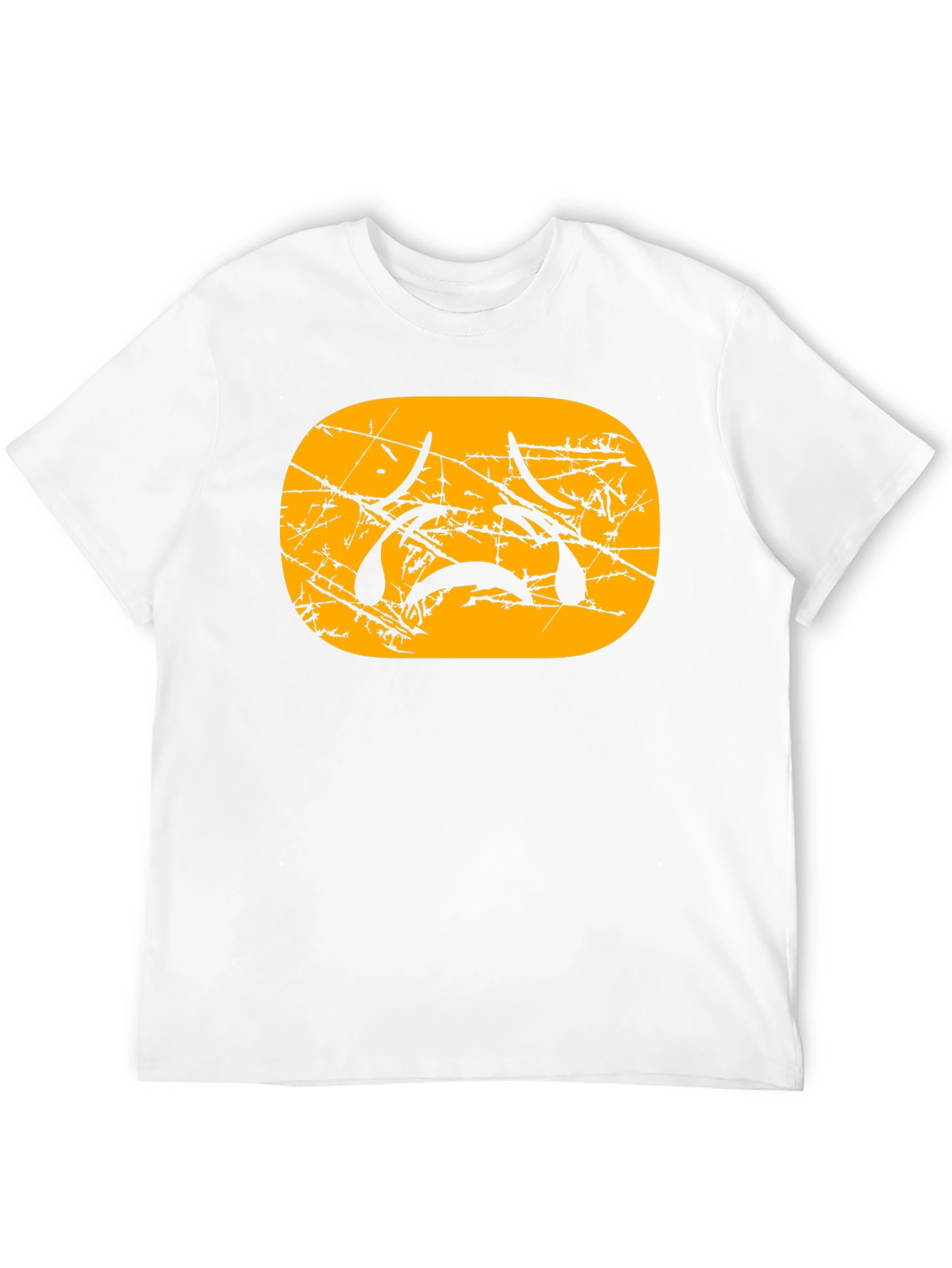 Sad Emoji Graphic Tee - Black Cotton Blend