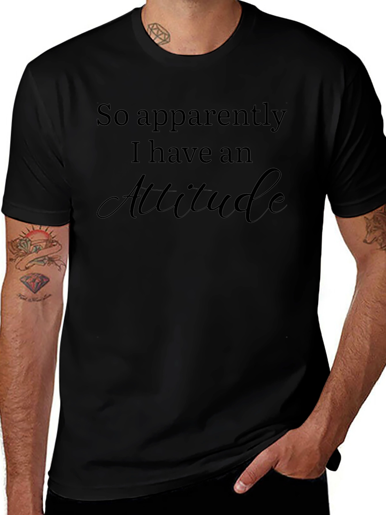 Funny Attitude T-Shirt - So Apparently I Have An Attitude