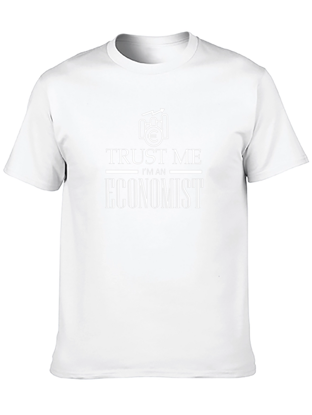 Trust Me Im an Economist Black Graphic Tee