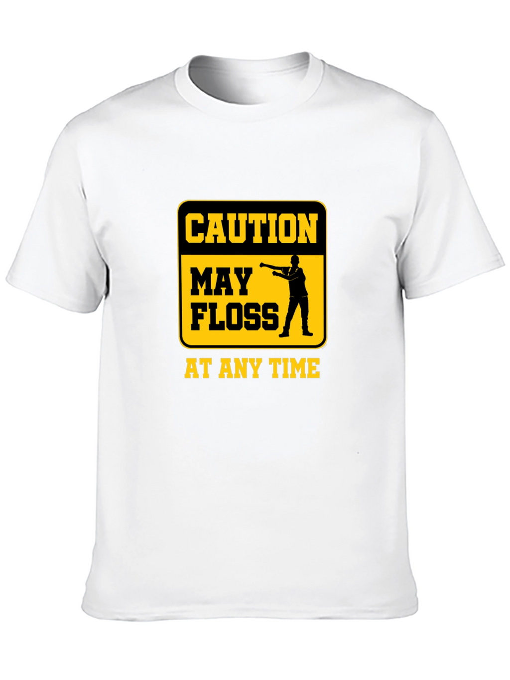 Caution May Floss At Any Time Graphic Tee